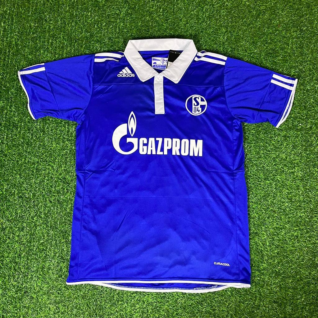 Schalke 04 Olaf Thon Retro Football Jersey – Front View