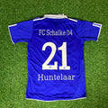 Schalke 04 Klaas-Jan Huntelaar 2020 - 2021 Season Retro Football Jersey – Back View