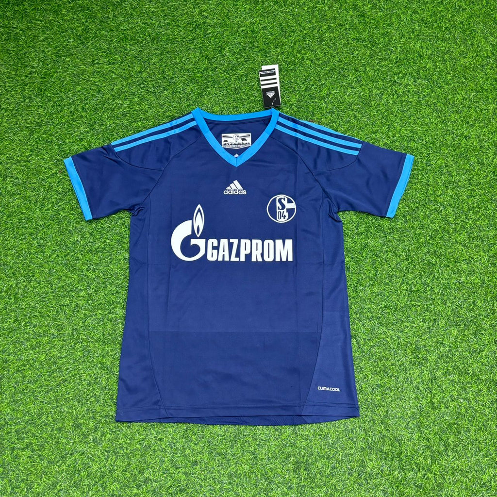 Schalke 04 Raul Gonzalez 2010-12 Season Retro Football Jersey – Front View