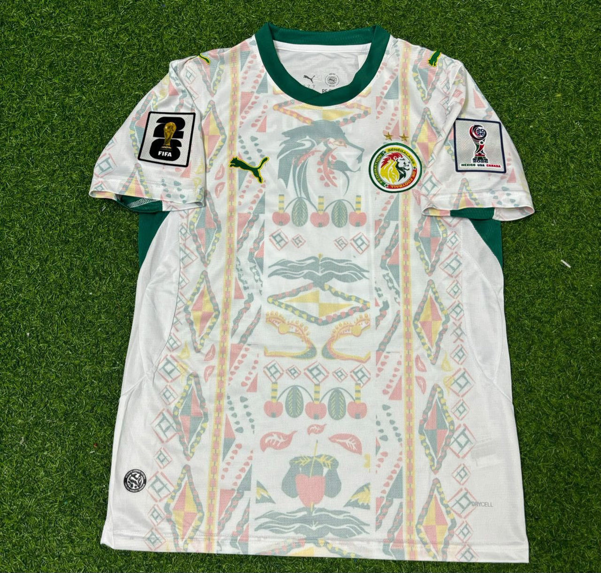 2026 Senegal World Cup Pape Gueye Home Football Jersey – Front View
