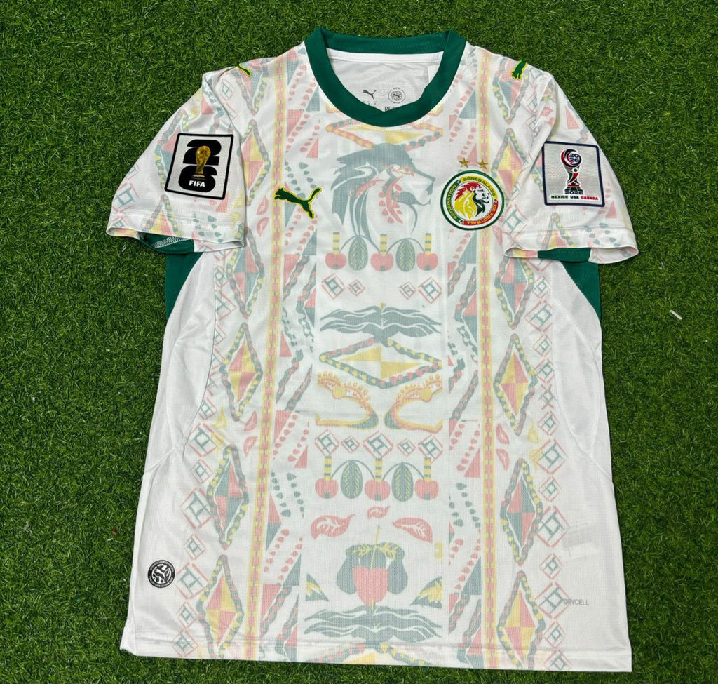 2026 Senegal World Cup Habib Diarra Home Football Jersey – Front View