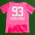 Sergio Ramos Monterrey New Season Pink Special Soccer Jersey Kit – Back View