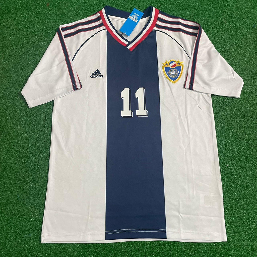 Sinisa Mihajlovic Yugoslavia Retro Black Kit Jersey – 4