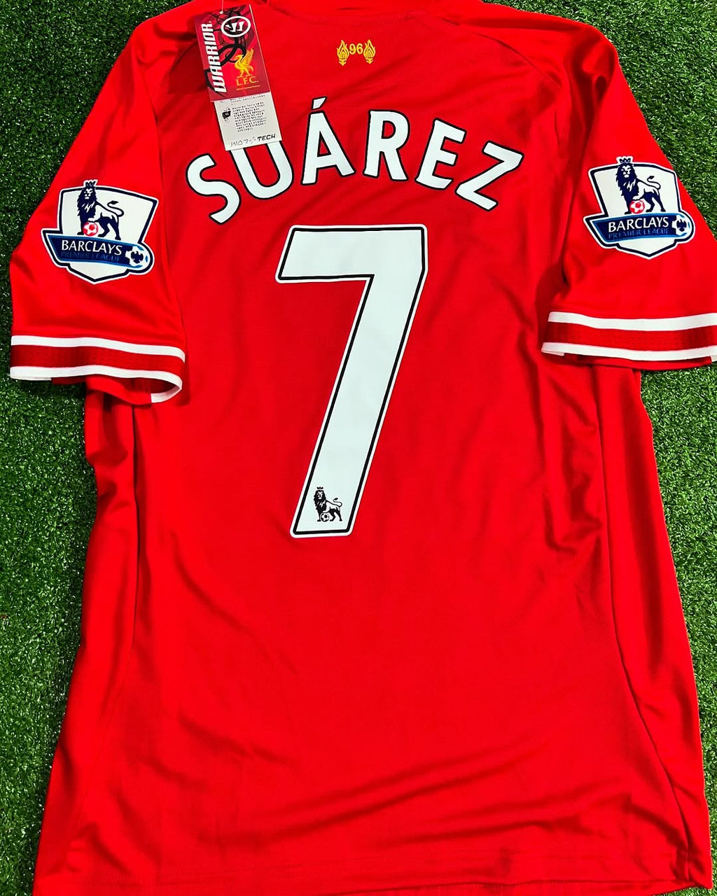 Luis Suarez Liverpool 2013 2014 Season Red Retro Jersey – 4