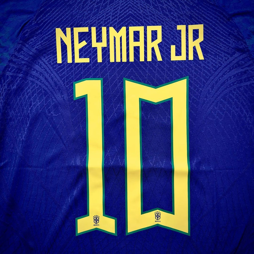 2022 Brazil World Cup Neymar Jr Retro Football Jersey – 5