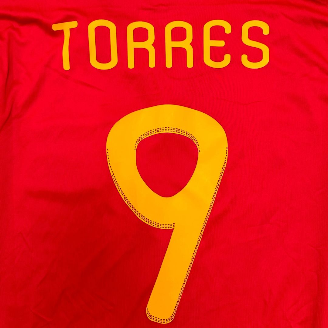 Fernando Torres Spain 2010 World Cup South Africa Champion Retro Jersey – Front View