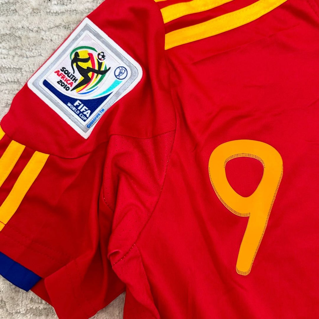 Fernando Torres Spain 2010 World Cup South Africa Champion Retro Jersey – 4