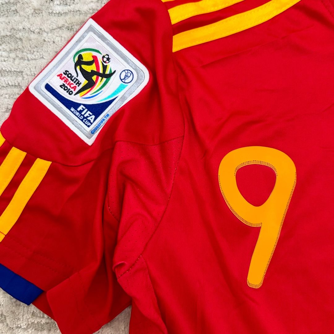 Fernando Torres Spain 2010 World Cup South Africa Champion Retro Jersey – 4