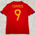 Fernando Torres Spain 2010 World Cup South Africa Champion Retro Jersey – Back View
