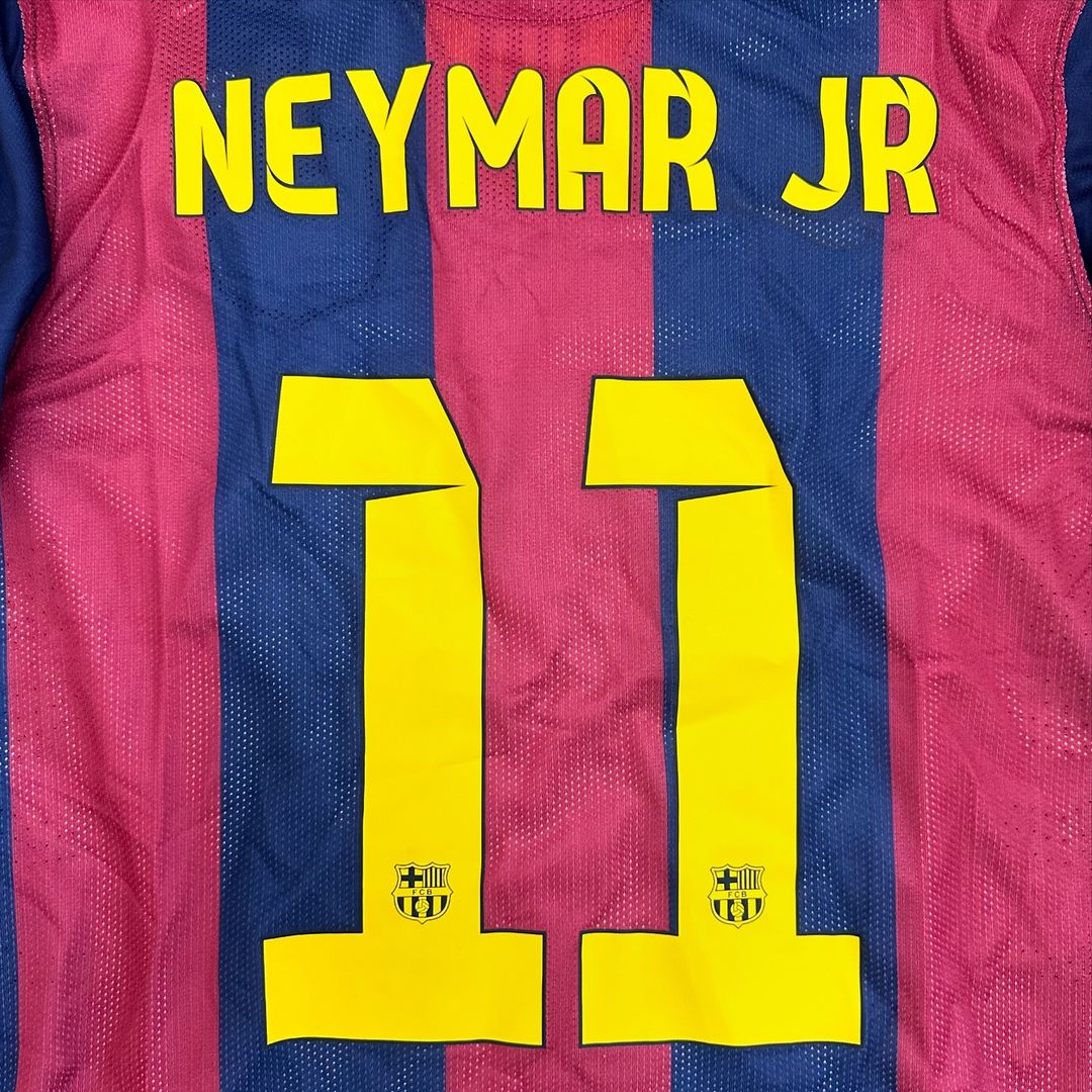 Neymar JR. Barcelona 2015 Champions League Final Berlin Retro Jersey – Detailed View