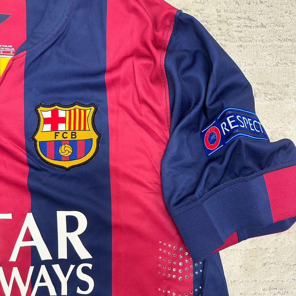 2015 Sergio Busquets Barcelona Champions League Final Retro Football Jersey – 5