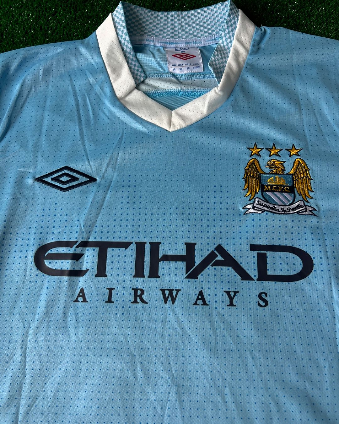 David Silva Manchester City 2011 2012 Season Retro Jersey – 4