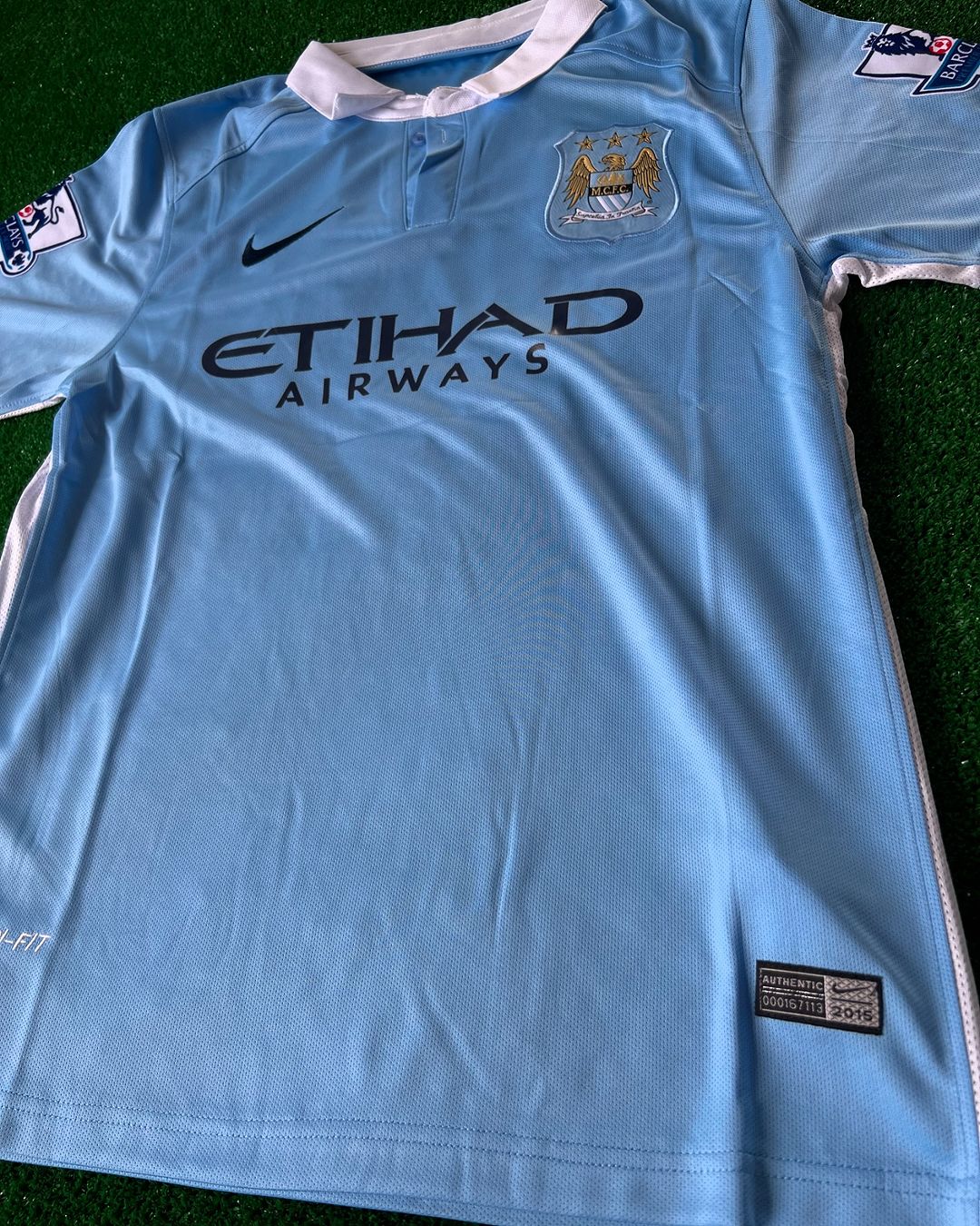 Sergio Kun Aguero Manchester City 2015 2016 Season Retro Jersey – 6