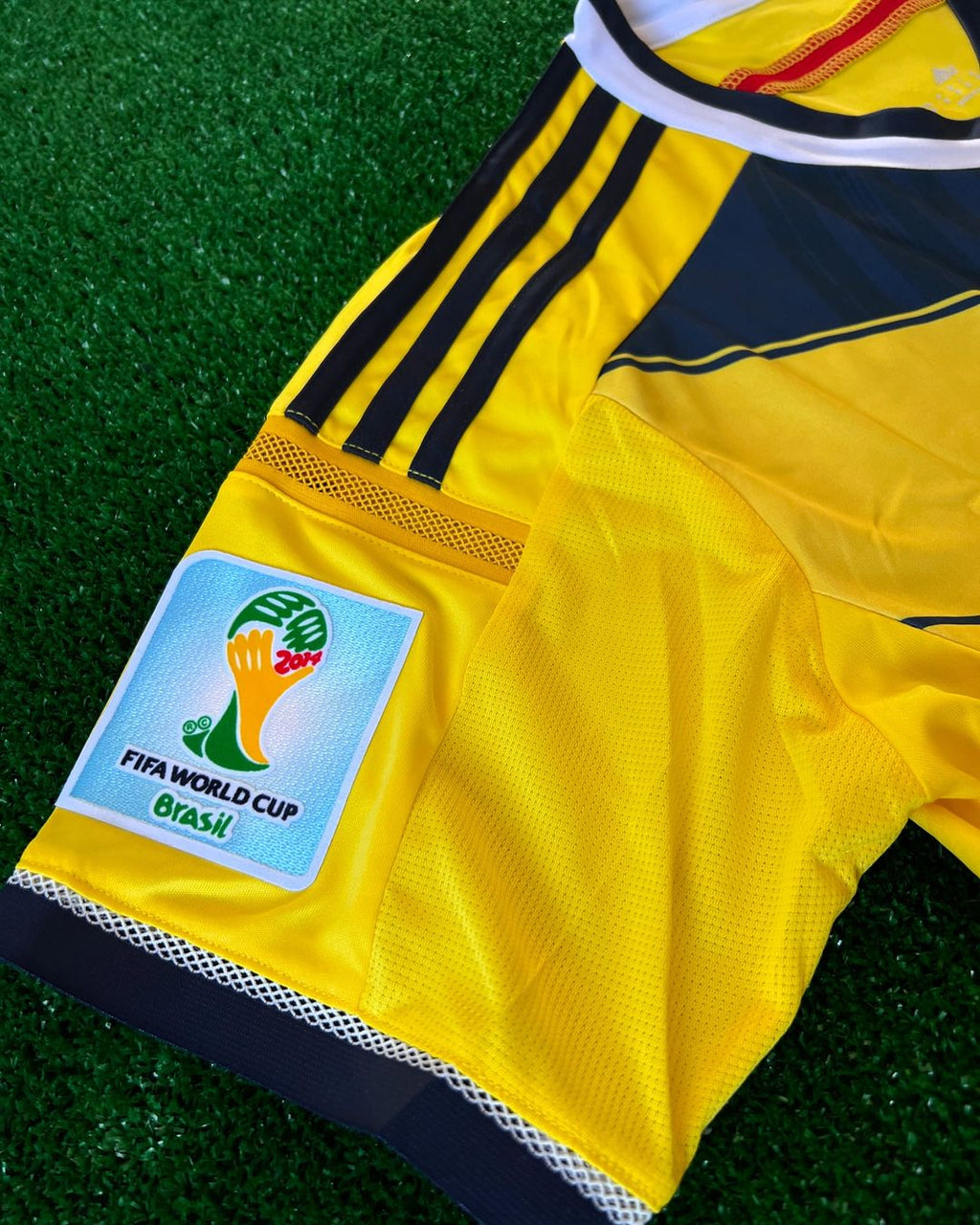 James Rodriguez Colombia 2014 Brazil World Cup Blue Retro Jersey – 5