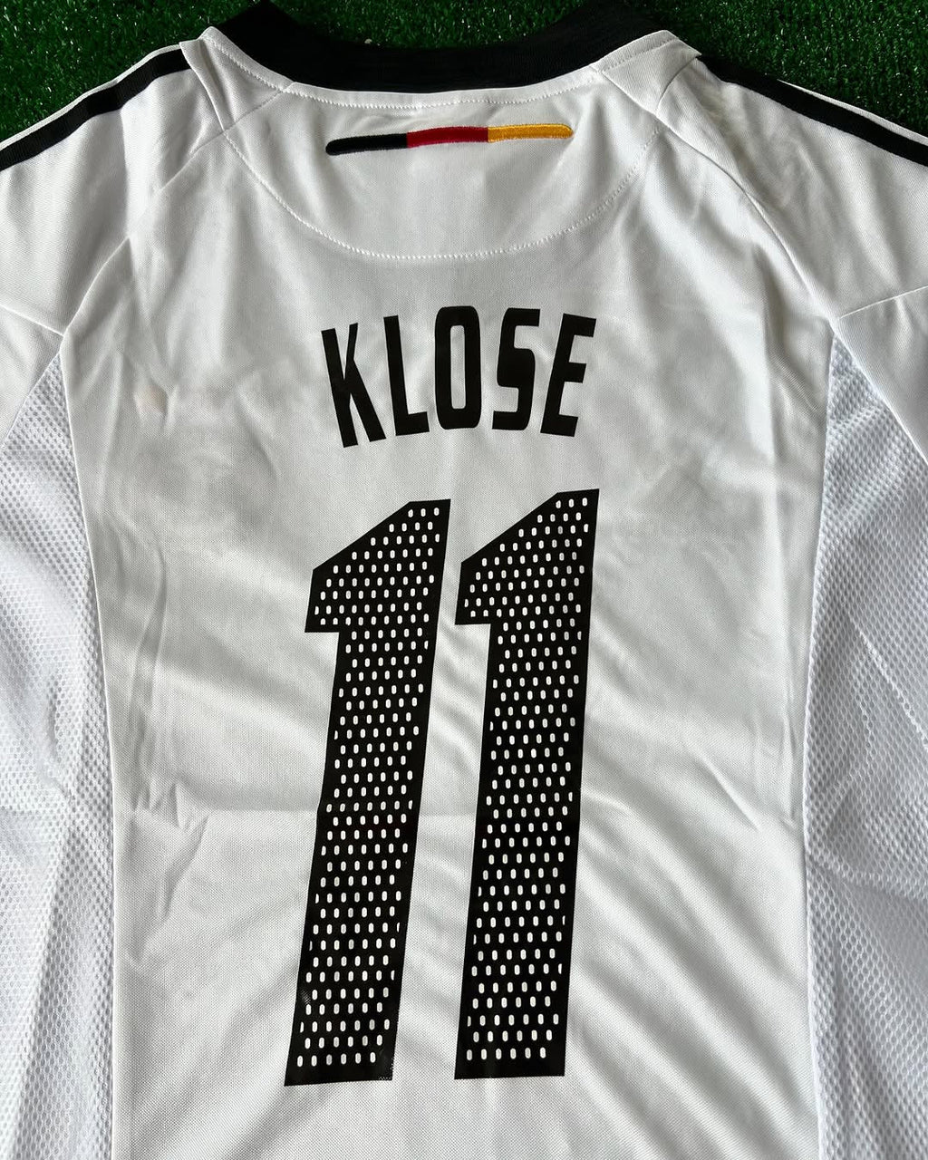 Miroslav Klose Germany Deutschland 2002 World Cup Japan Korea White Retro Jersey – 6