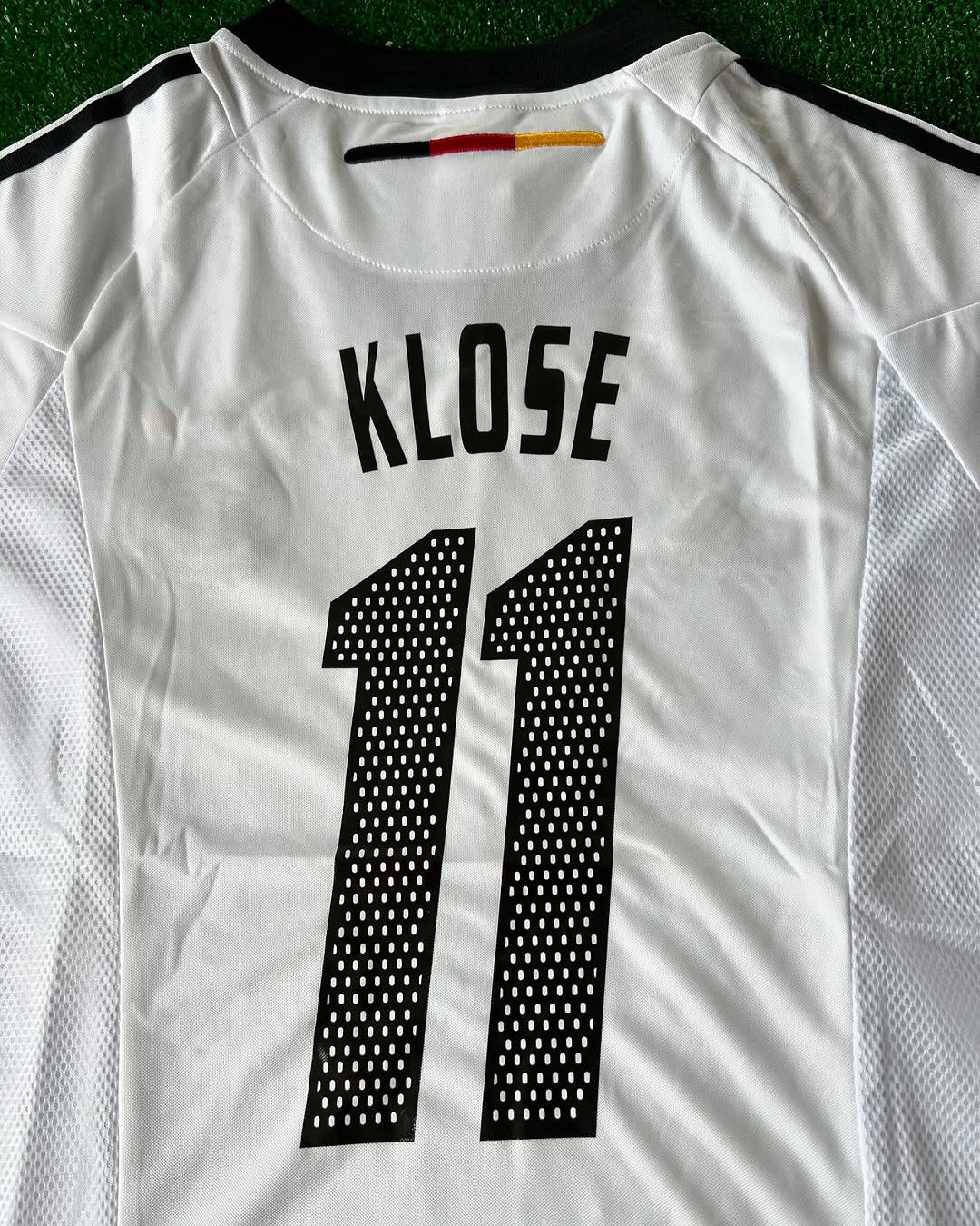 Miroslav Klose Germany Deutschland 2002 World Cup Japan Korea White Retro Jersey – 6