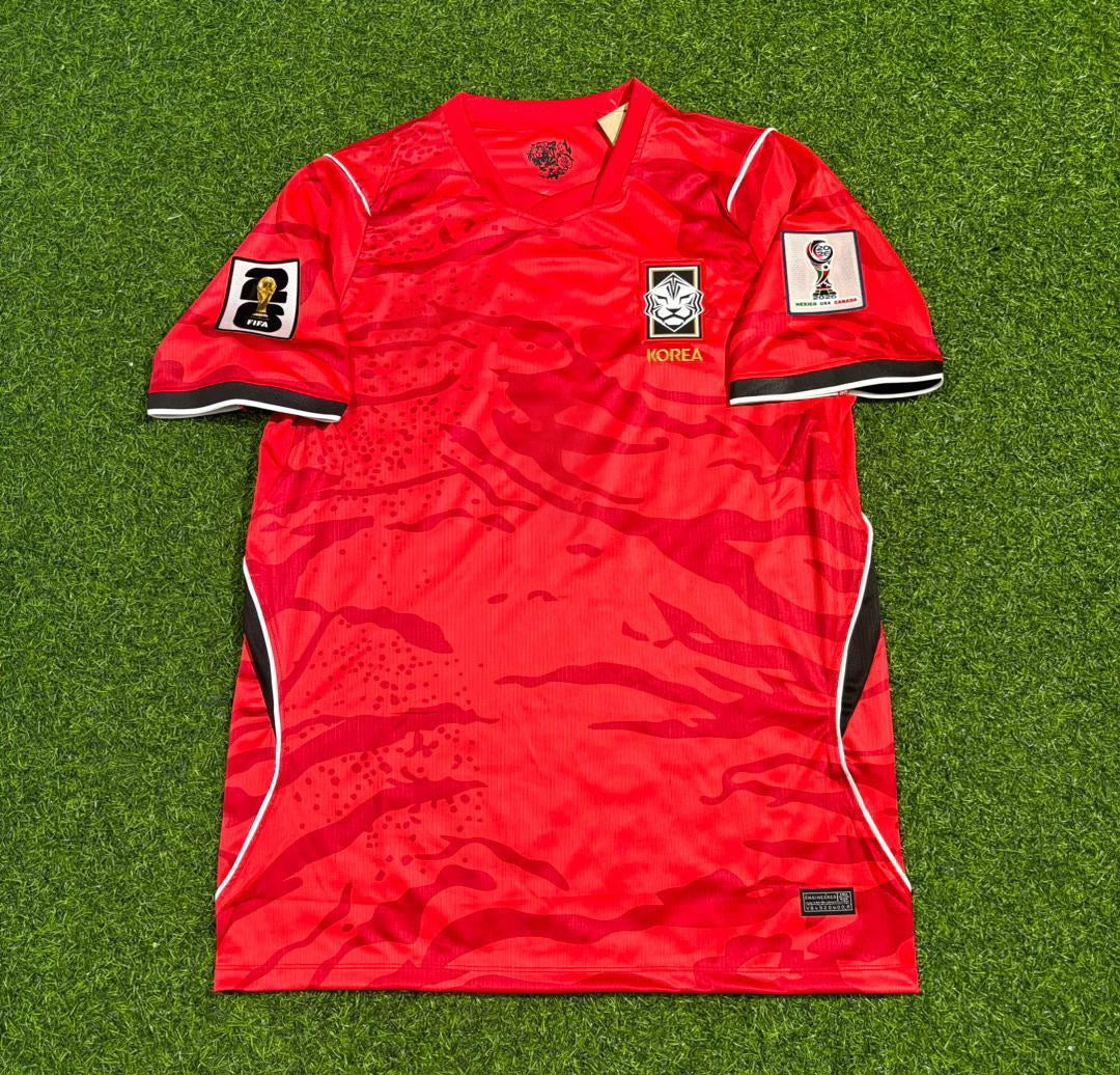 South Korea 2026 World Cup Red Football Jersey – Back View