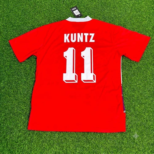 1. FC Kaiserslautern 1992 Saison Heim Retro – Stefan Kuntz – Back View