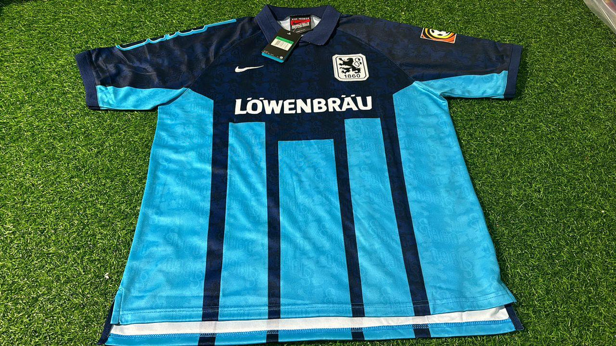 Harald Cerny TSV 1860 München Blaues Heim Retro Fußballtrikot Jersey – 5