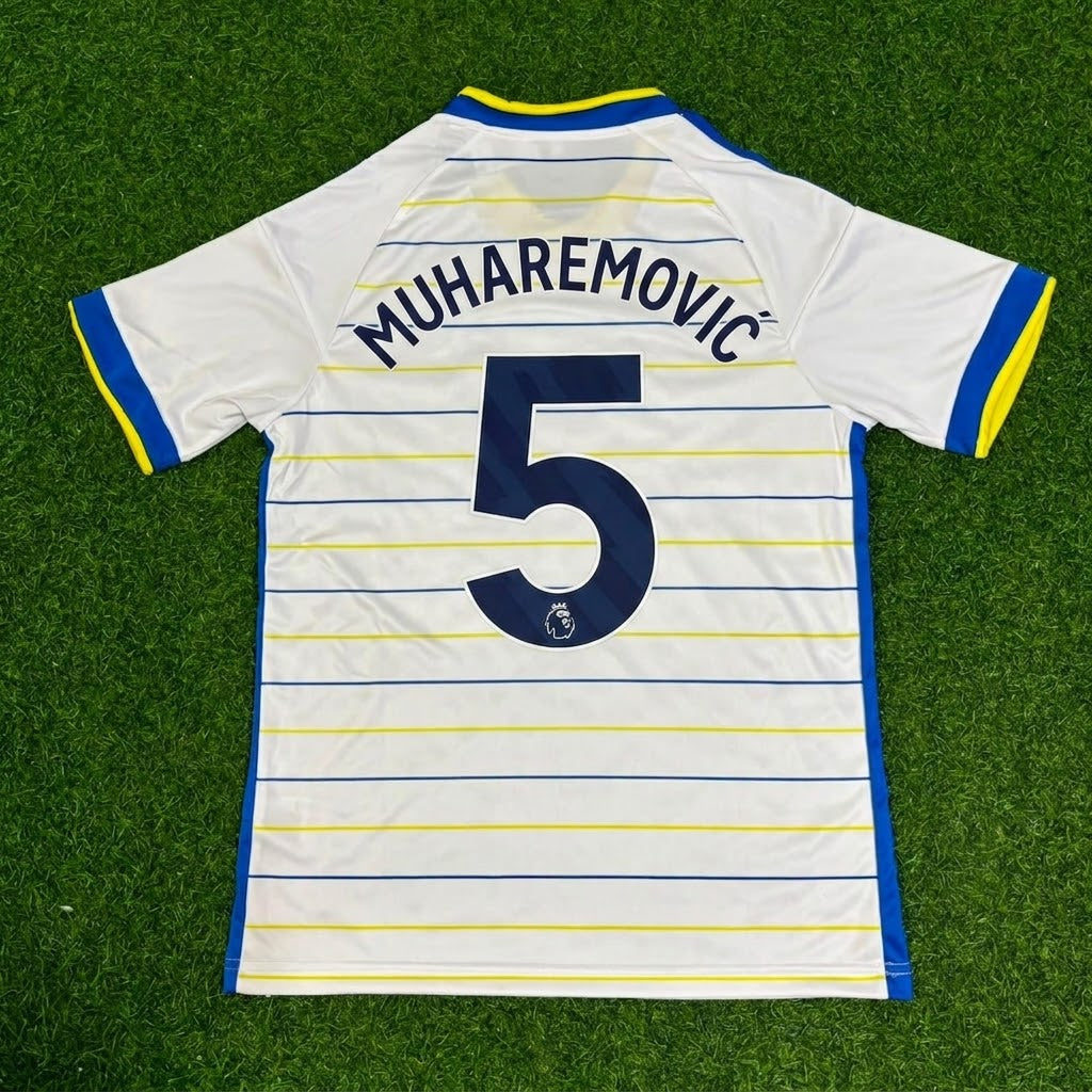 Tarik Muharemovic Leeds United Home New Season 2027 Jersey Kit Soccer – Back View