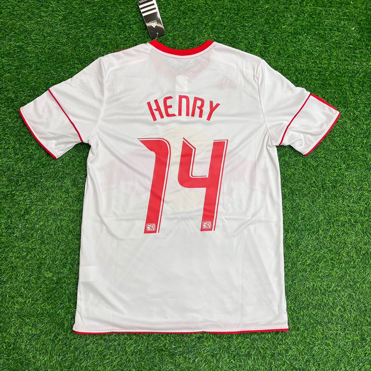 Thierry Henry RB New York 2010 Retro Soccer Kit Jersey – Back View