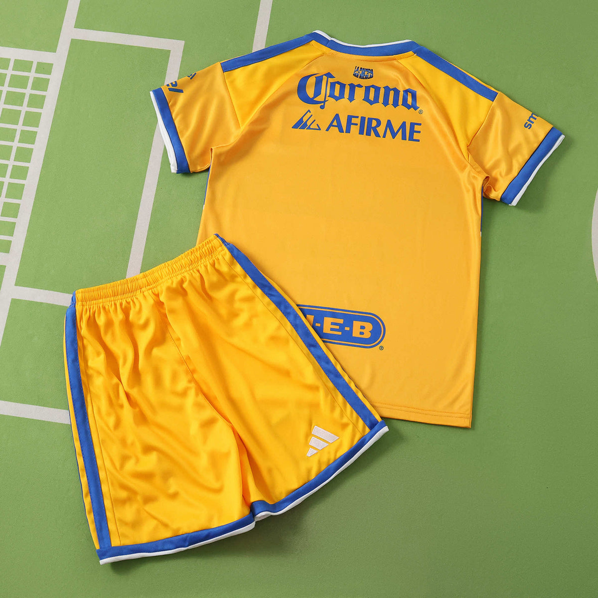 Tigres UANL 2026-2027 Season Home Kids Football Jersey Trikot Maillot V2