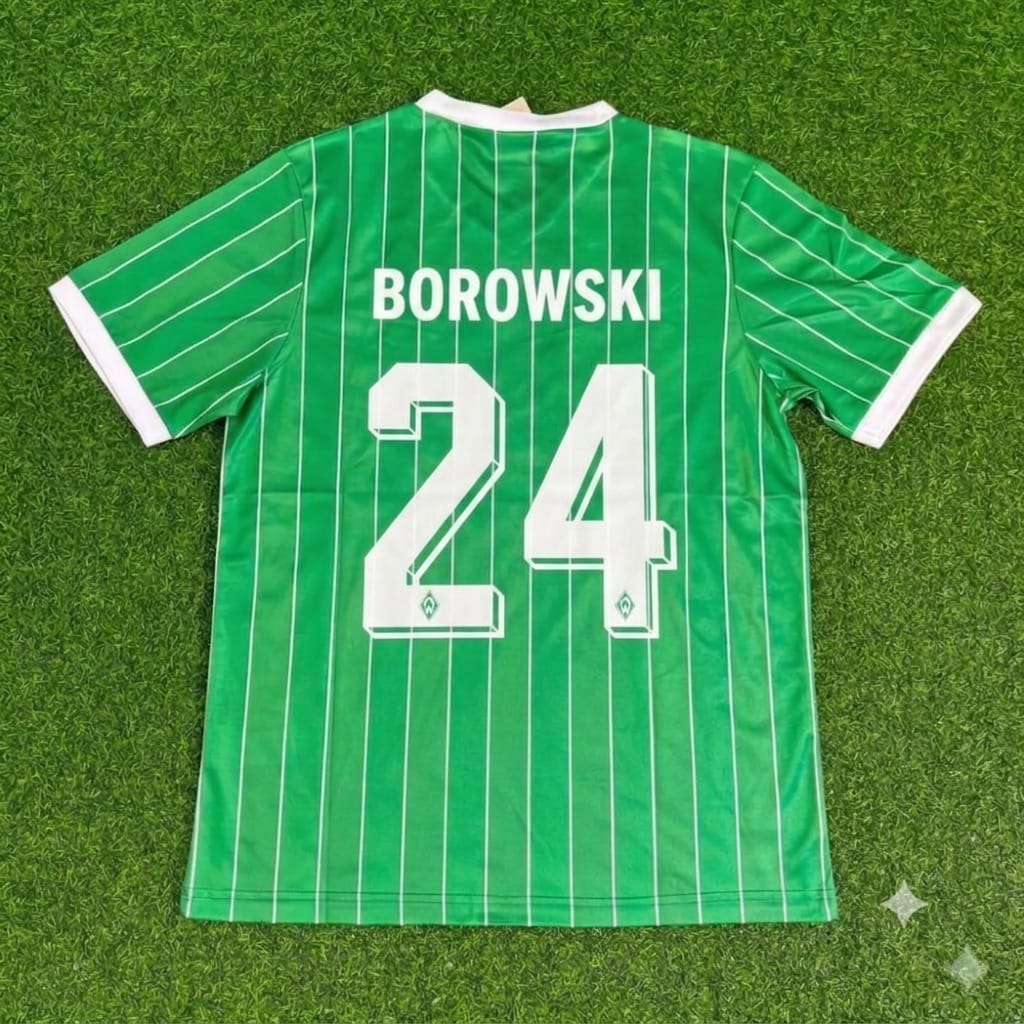 Tim Borowski Werder Bremen Commemorative Heim Retro Fußballtrikot Jersey – Back View