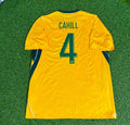 Tim Cahill Australia Retro Football Jersey – Back View