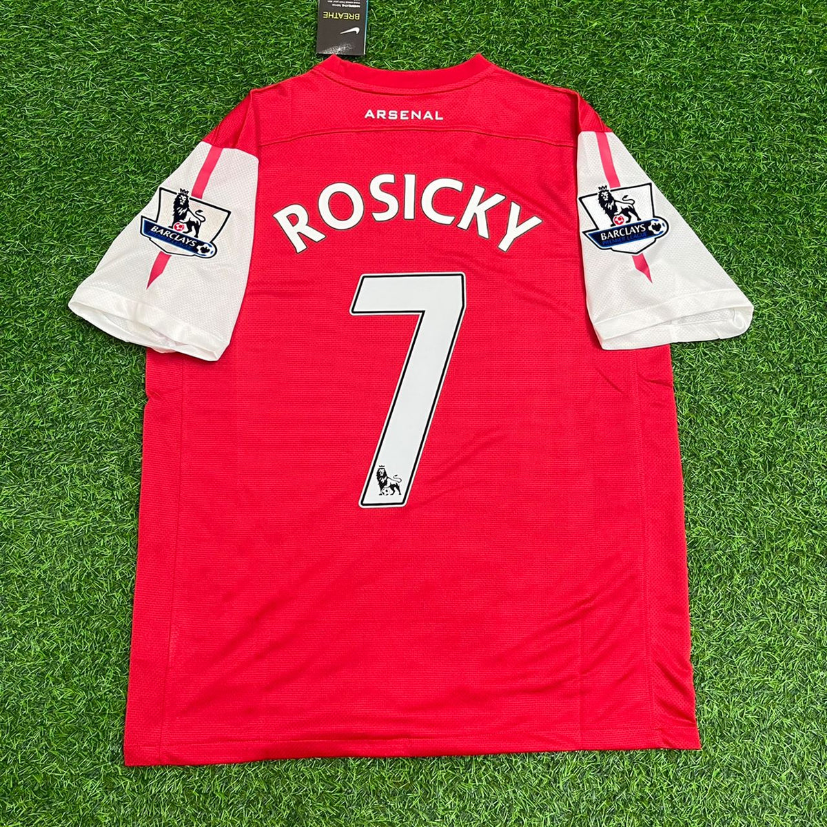 Tomas Rosicky Arsenal 2010-2011 Retro Kit Jersey – Back View
