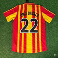 2000 Umit Davala 22 Galatasaray UEFA Super Kupa Final Retro Football Jersey Forma – Back View