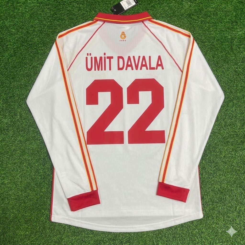 2000 Umit Davala Galatasaray UEFA Final Retro Football Jersey Collection – Back View