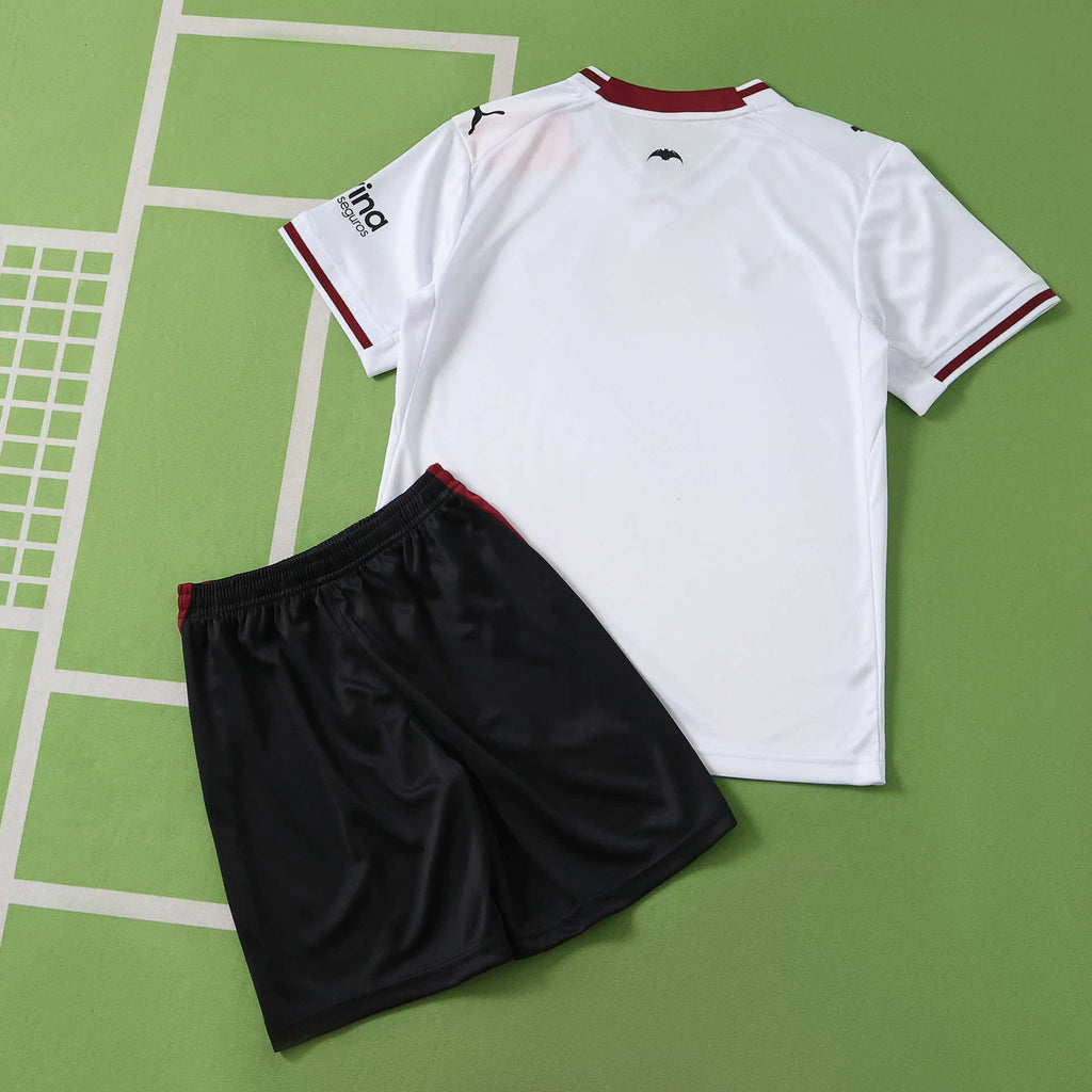 Valencia C.F. 2026-2027 Season Home Kids Football Jersey Trikot Maillot V2