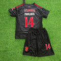 Vangelis Pavlidis Benfica 2026 Home New Season Kids Football Jersey – Back View