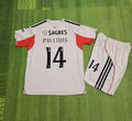 2026 Vangelis Pavlidis Benfica Away Kids Football Jersey – Back View