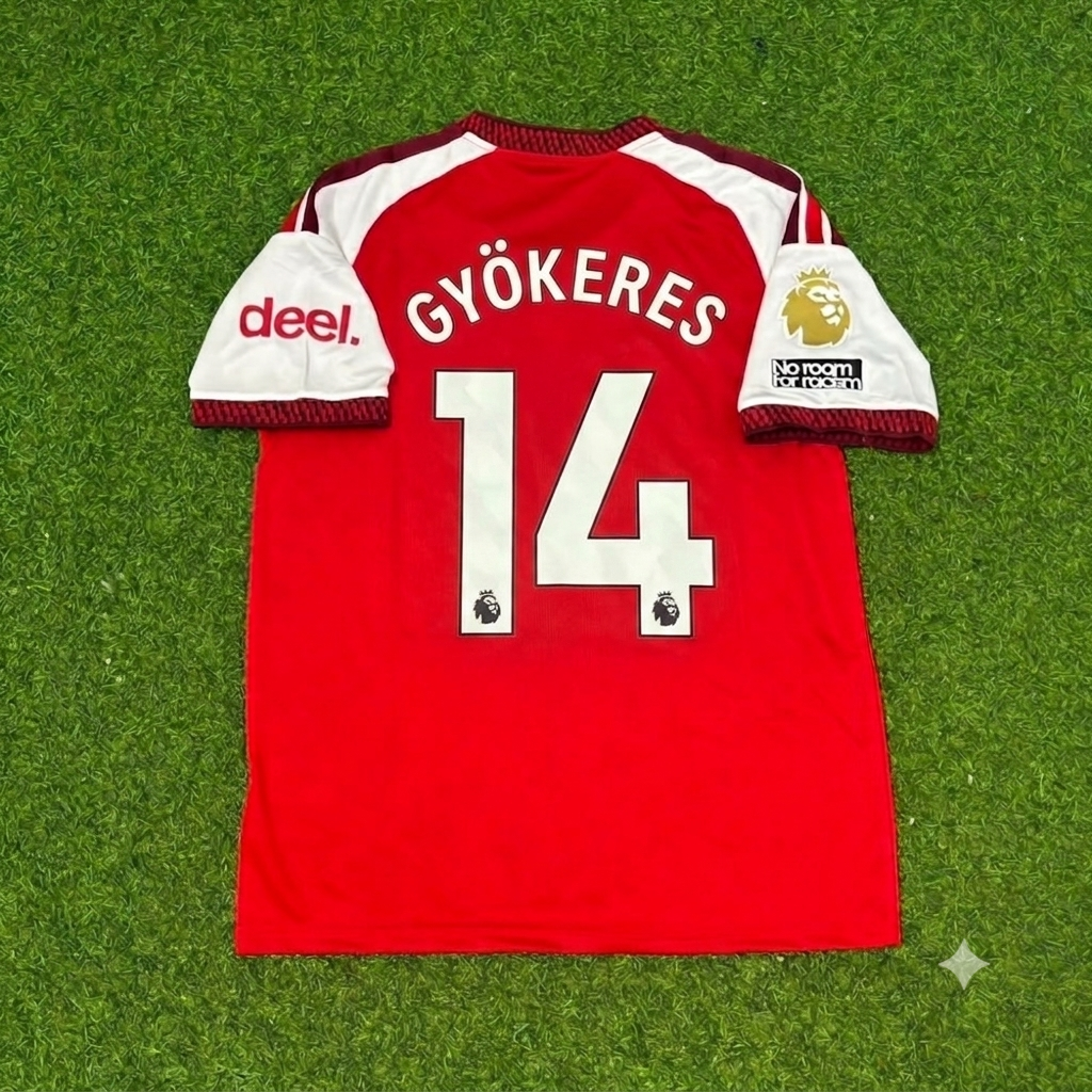 2027 Viktor Gyökeres Arsenal Home Football Jersey Soccer – Back View