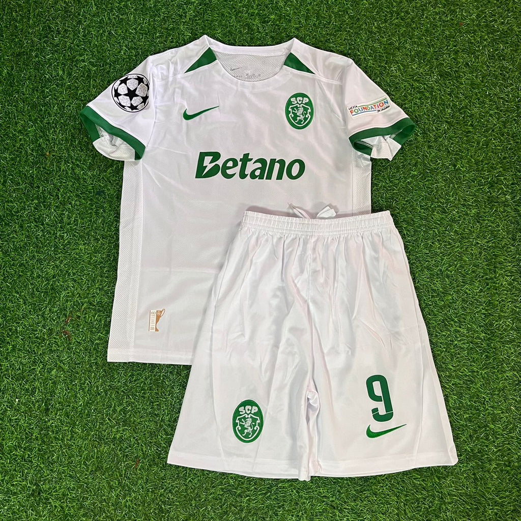 Viktor Gyökeres Kids Size Sporting CP Lisbon Children Football Jersey – Front View