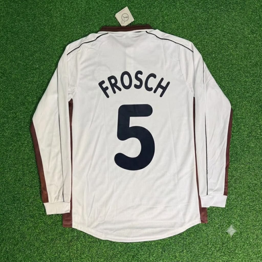 Walter Frosch FC St. Pauli Commemorative Long Sleeve Home Retro Football Jersey – Back View
