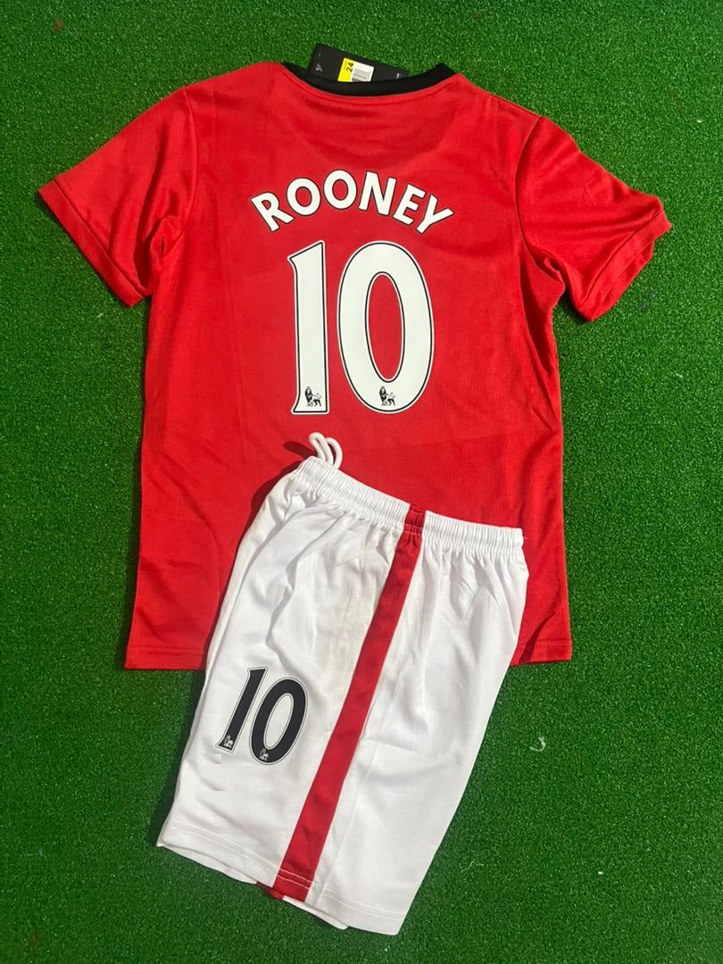 Wayne Rooney Manchester United 2009 2010 Jersey – Back View