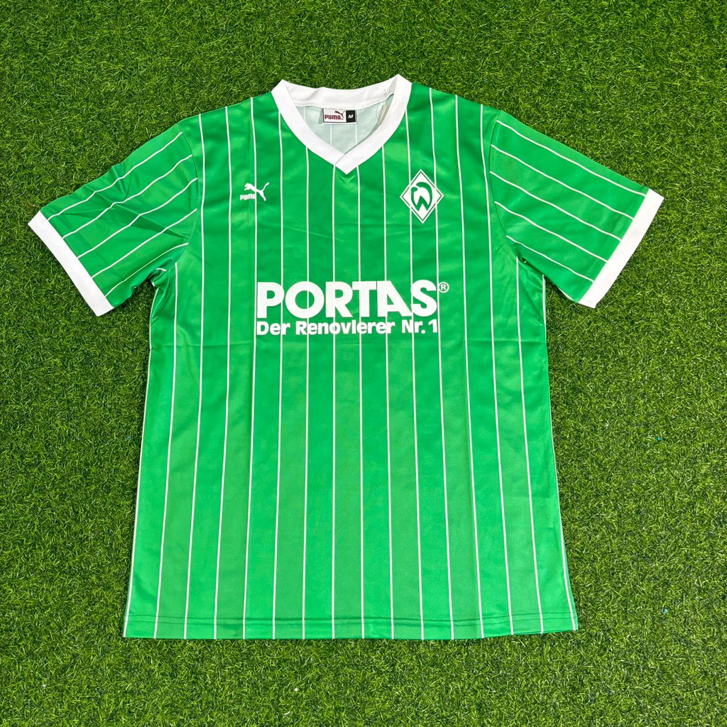 Per Mertesacker Werder Bremen Commemorative Heim Retro Fußballtrikot Jersey – Front View