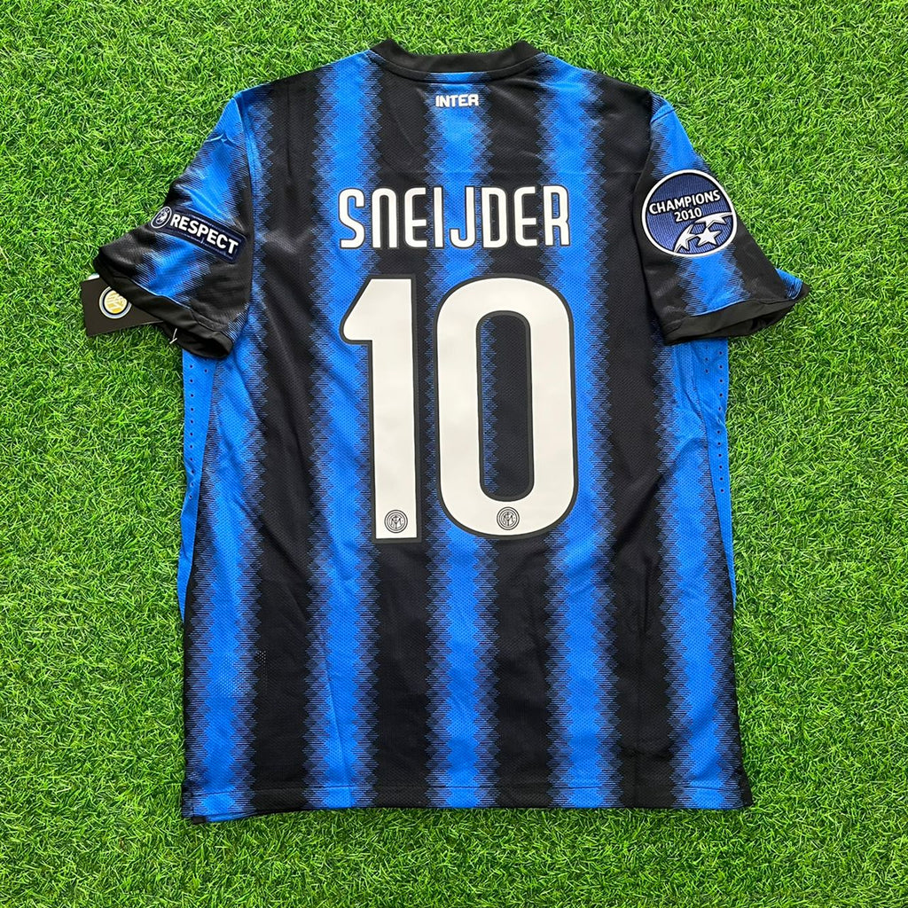 Wesley Sneijder - Inter 2010 2011 Jersey Soccer – Back View