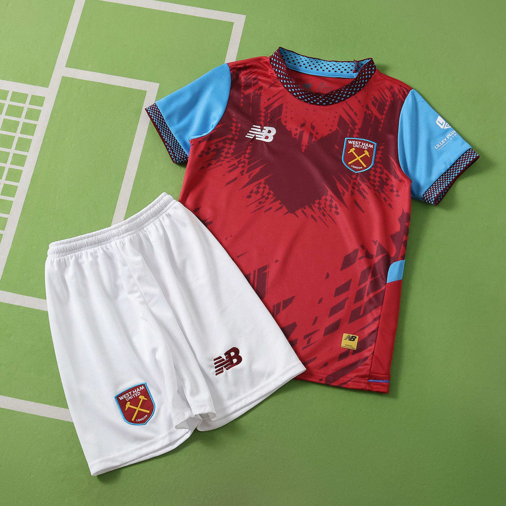 West Ham United 2026-2027 Season Home Kid Football Jersey Trikot Maillot