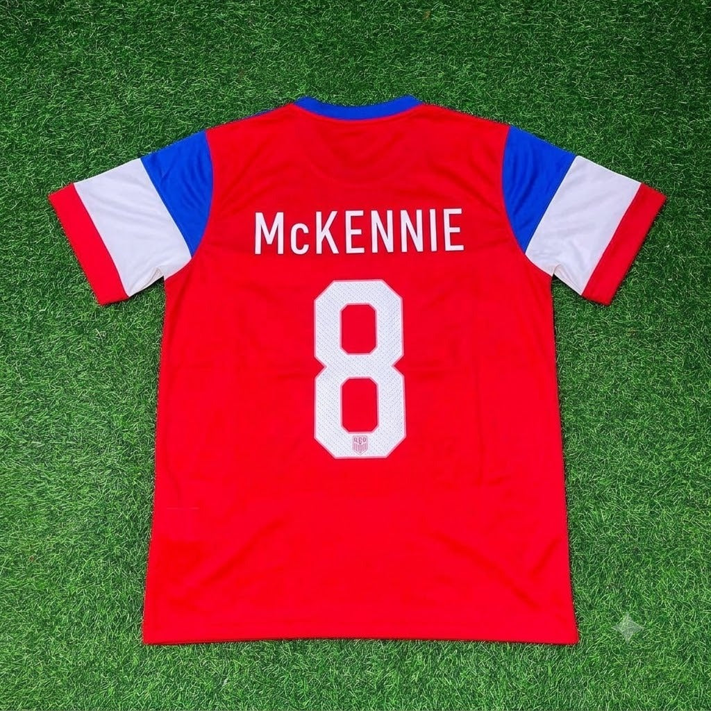 Weston McKennie Away Retro Football Jersey – Back View