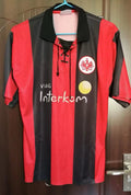 2000/01 Eintracht Frankfurt SGE Rotes Heimtrikot Retro Fußball – Back View