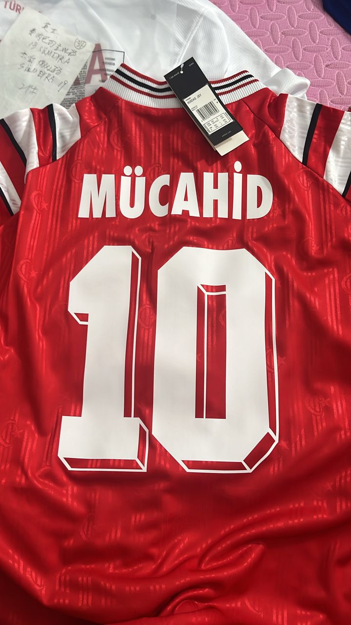 Türkiye Efsane Kirmizi Turkey Retro Kirmizi Özel Forma Football Jersey – 11