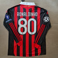 2010/11 Ronaldinho AC Milan Season Retro Football Jersey – Back View
