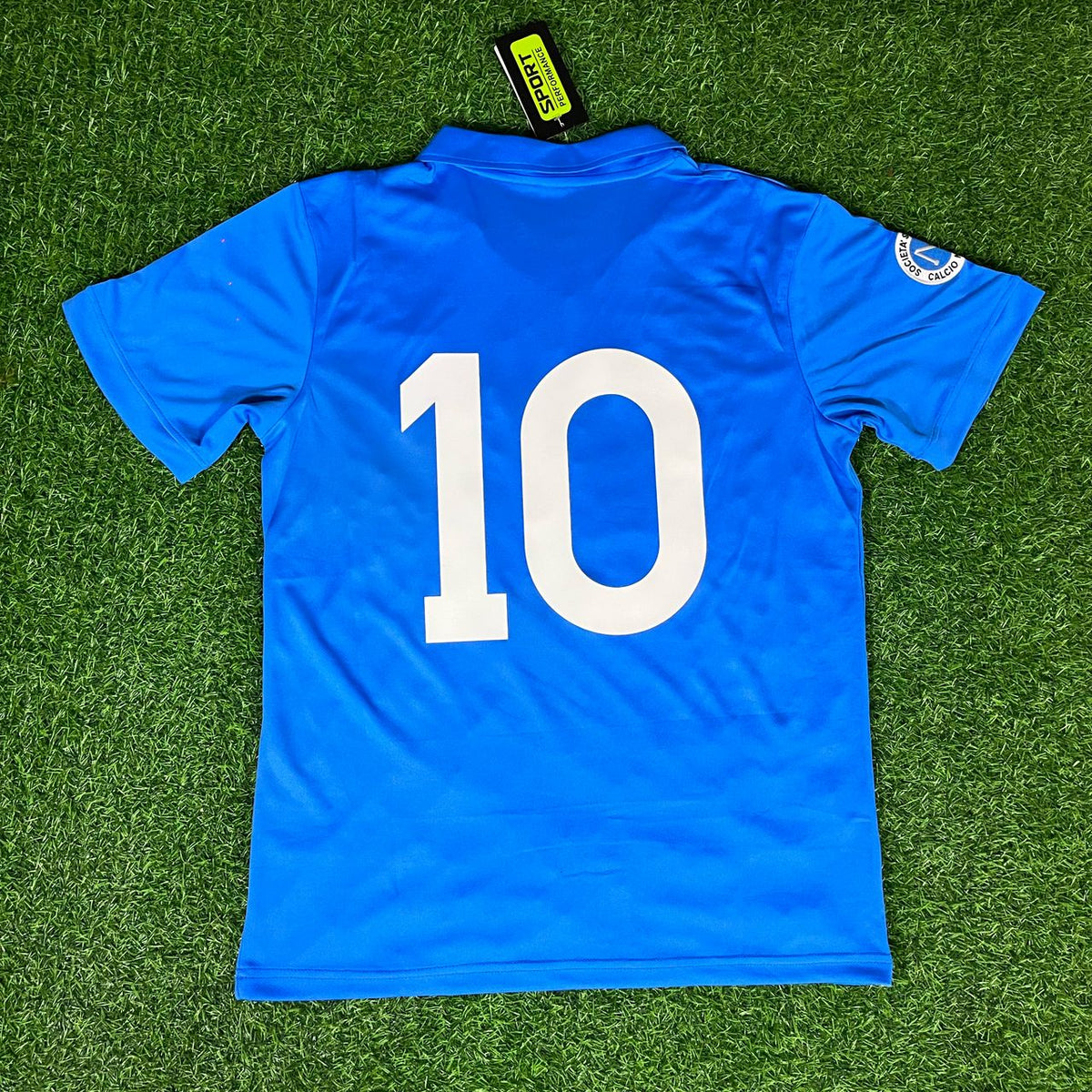 Napoli Diego Armando Maradona #10 Vintage Football Jersey – Back View