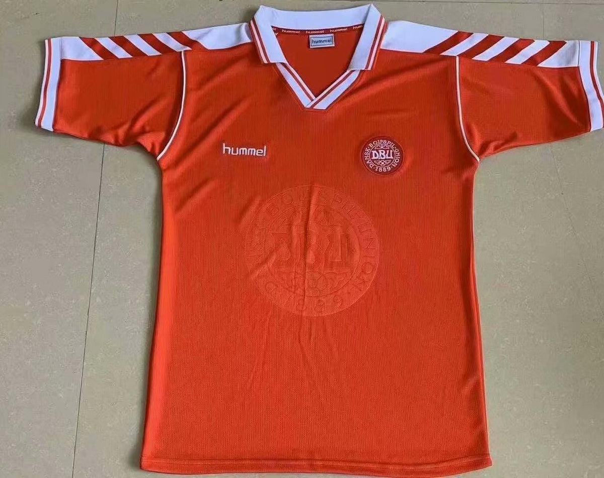 Laudrup Denmark 98 Retro Kit Jersey – | | | – Back View