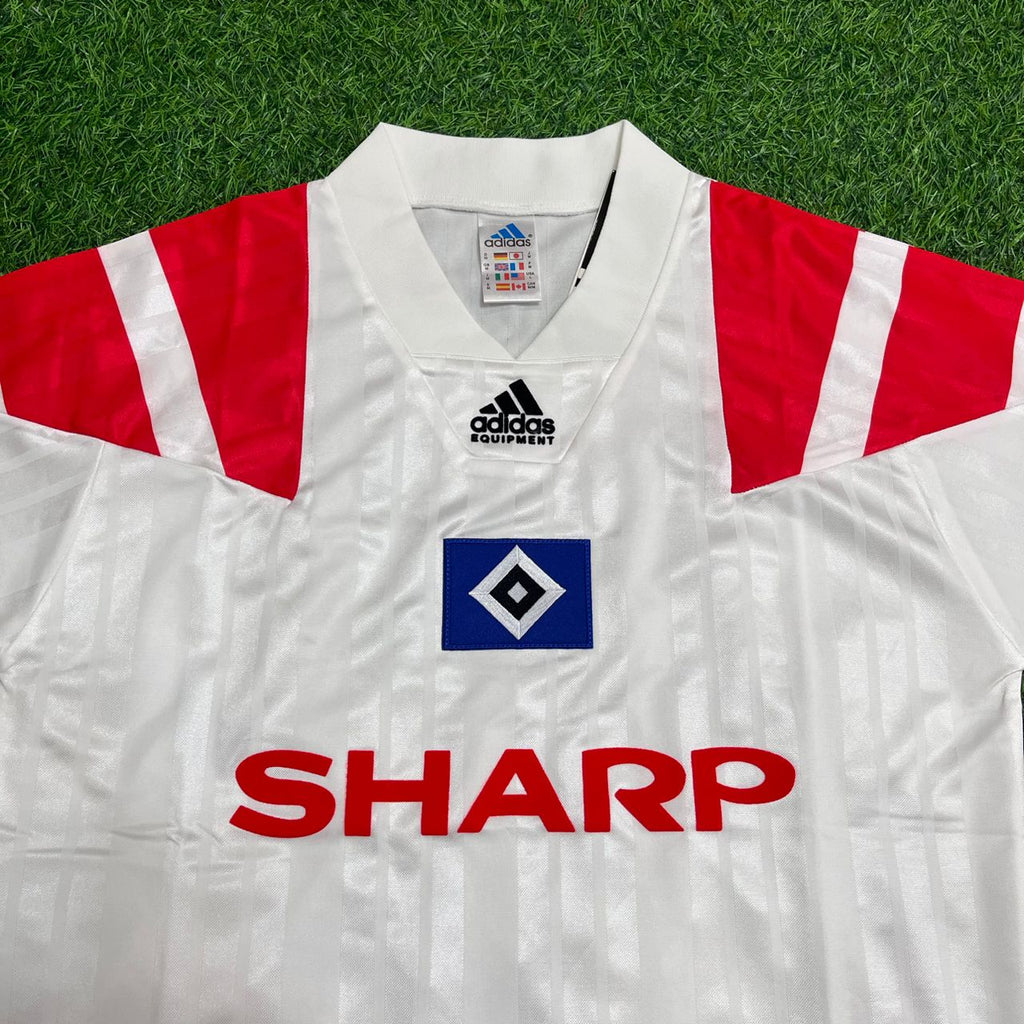 1992/93 HSV Rotes Heimtrikot Fußball Hamburger SV Retro – Detailed View