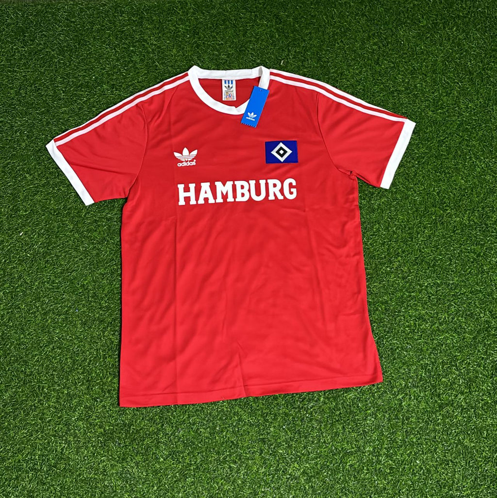 1974/75 HSV Rotes Heimtrikot Fußball Hamburger SV Retro – Detailed View