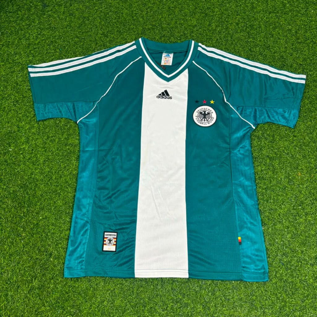 1998 Germany World Cup Fritz Walter Away Retro Football Jersey – Front View